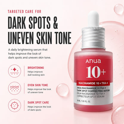 Anua Niacinamide 10 TXA 4 Dark Spot Correcting Serum 30ml 1+1 Set